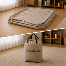 Load image into Gallery viewer, Simpli Comfy ComfortCoil Queen Air Mattress with Built-In Pump, 18" Raised