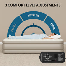 Load image into Gallery viewer, Simpli Comfy ConstantComfort Twin Air Mattress with Adjustable Dual Pump, 18" Raised - Simpli Comfy Inflatable Air Mattress