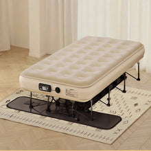 Load image into Gallery viewer, Simpli Comfy EZ Bed Twin — Self-Inflating Air Mattress with Built-In Steel Frame, Pump & Wheeled Case - Simpli Comfy Inflatable Air Mattress