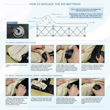 Load image into Gallery viewer, EZ Bed Replacement Air Mattress (Twin) - Simpli Comfy Inflatable Air Mattress