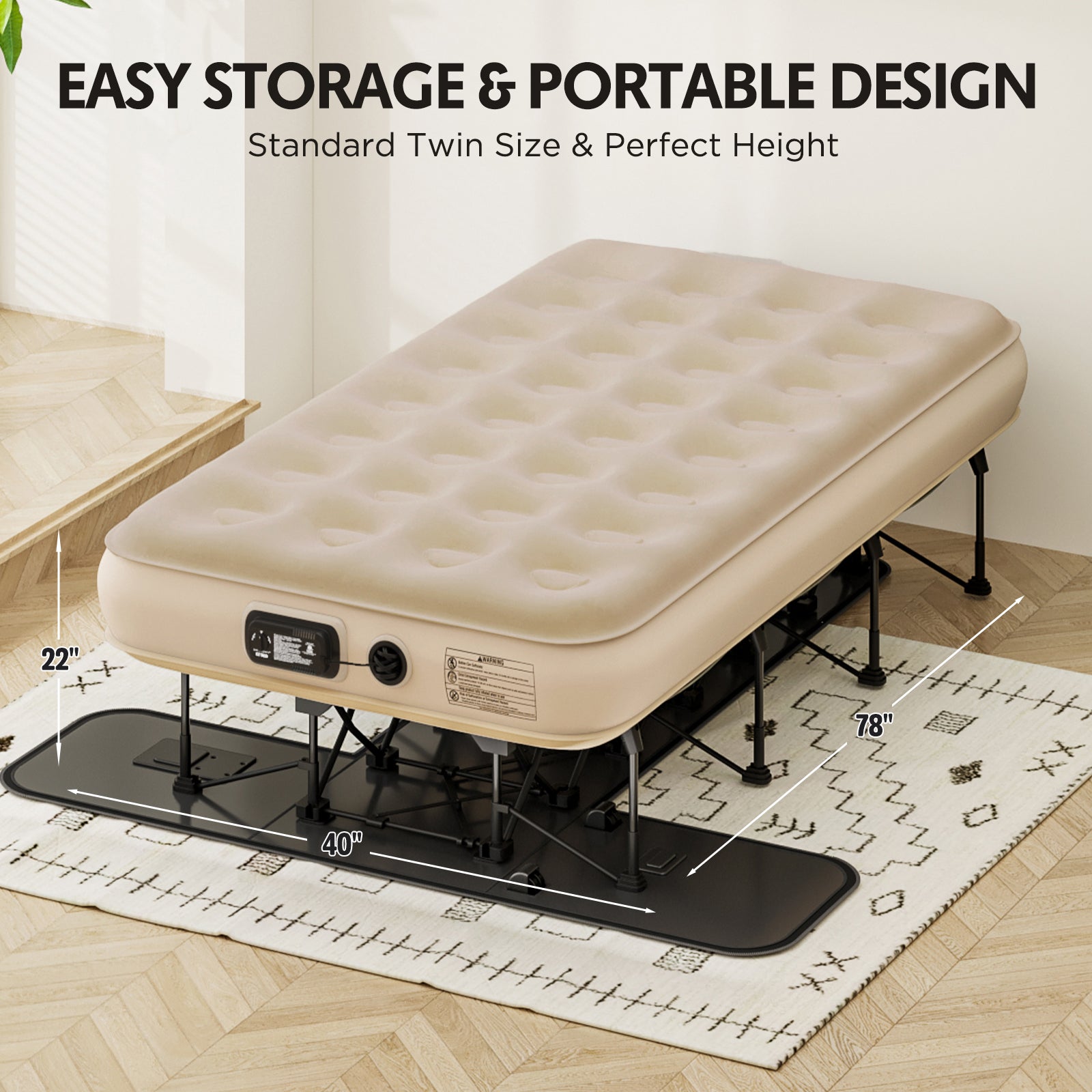 EZ Bed – Simpli Comfy Inflatable Air Mattress