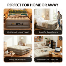 Load image into Gallery viewer, Simpli Comfy ComfortCoil Queen Air Mattress with Built-In Pump, 18" Raised - Simpli Comfy Inflatable Air Mattress
