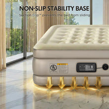 Load image into Gallery viewer, Simpli Comfy ComfortCoil Queen Air Mattress with Built-In Pump, 18" Raised - Simpli Comfy Inflatable Air Mattress
