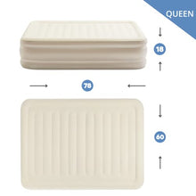 Load image into Gallery viewer, Simpli Comfy Inflatable Queen Air Mattress with Built in Dual Pump Choose Your Firmness Level Self Inflating Blow Up Air Bed 18” Elevated for Home Guest Travel Relocate Camping - Simpli Comfy Inflatable Air Mattress
