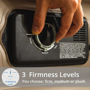 Simpli Comfy Inflatable Twin Air Mattress with Built in Dual Pump Choose Your Firmness Level Self Inflating Blow Up Air Bed 18” Elevated for Home Guest Travel Relocate Camping - Simpli Comfy Inflatable Air Mattress