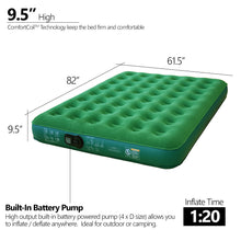 Load image into Gallery viewer, Inflatable Air Mattress Portable Air Bed with Built-in Battery Pump (Queen) - Simpli Comfy Inflatable Air Mattress
