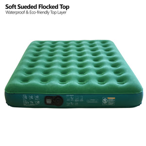 Inflatable Air Mattress Portable Air Bed with Built-in Battery Pump (Queen) - Simpli Comfy Inflatable Air Mattress